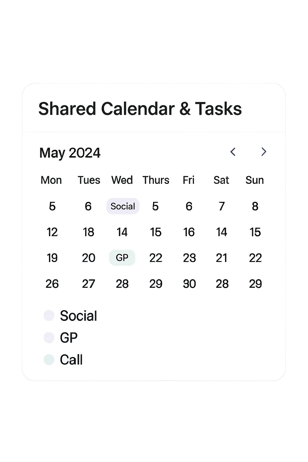 Calendar Widget